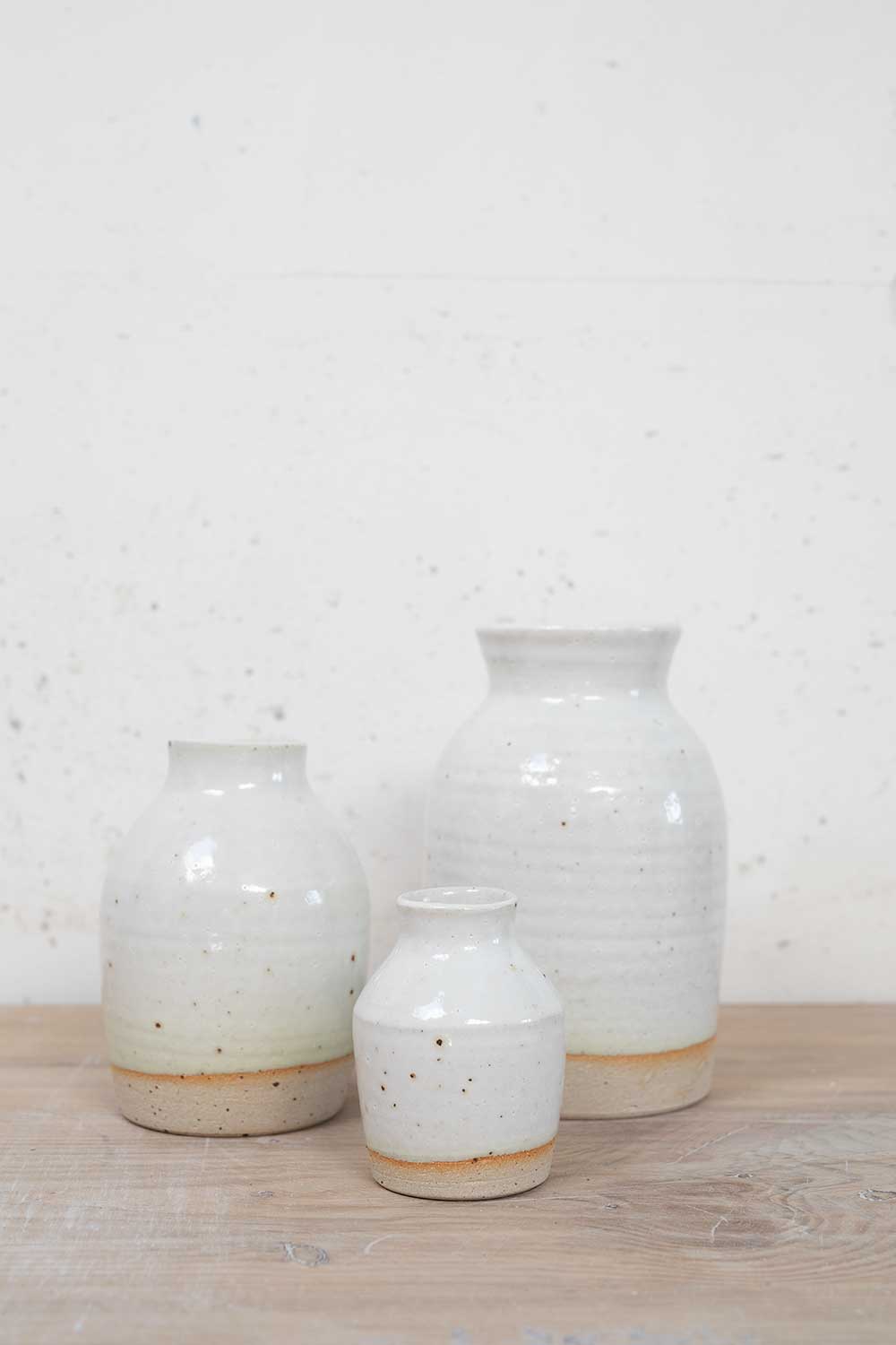 Medium vase - Pearl White