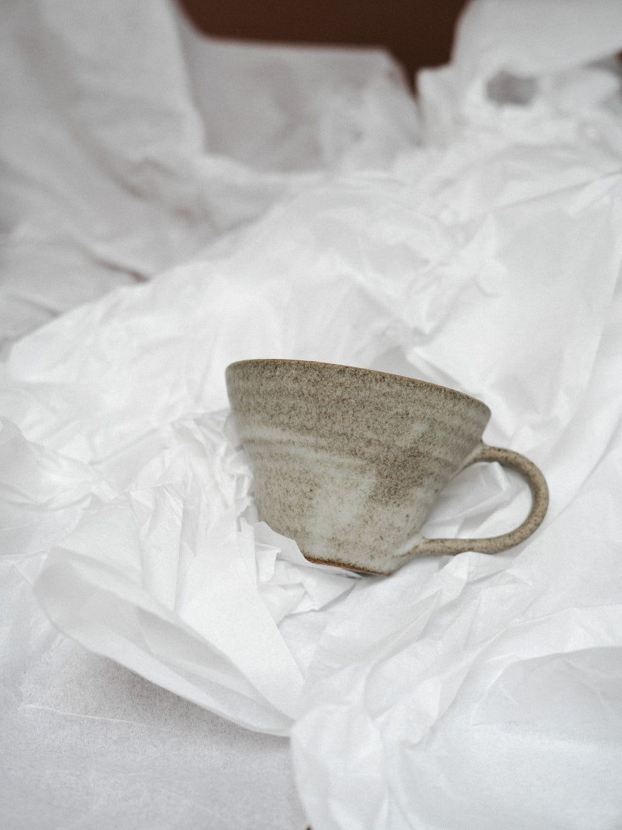 Coffee cup with handle - Stone