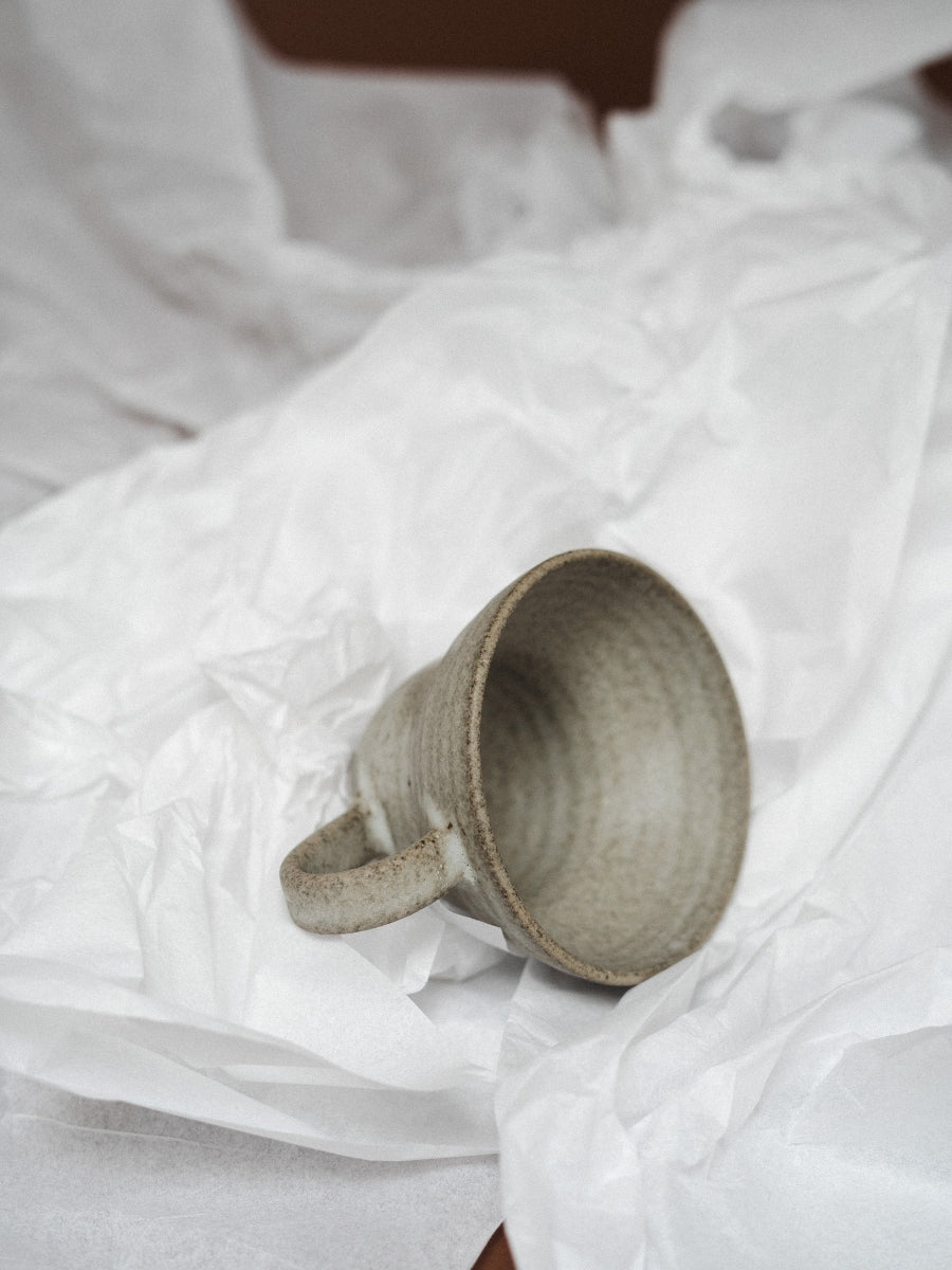 Coffee cup with handle - Stone