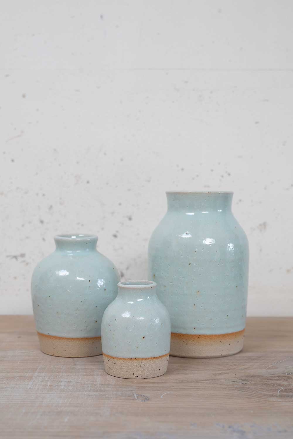 Large vase - Polished Blue